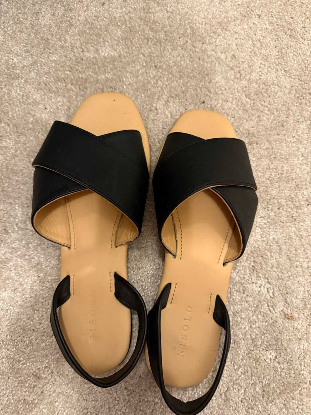 Nisolo Black Women's Slide Sandals